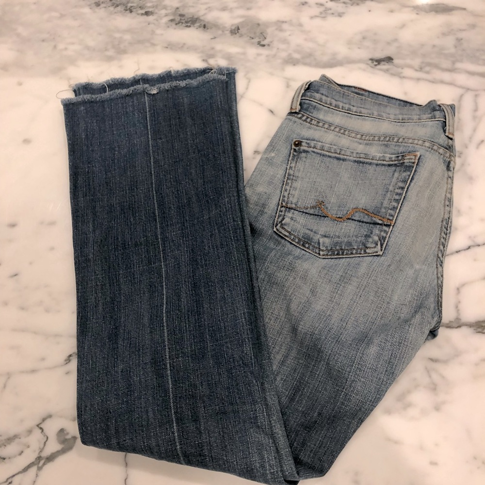 7 for all Mankind Denim Bootcut Jeans by Jerome Dahan